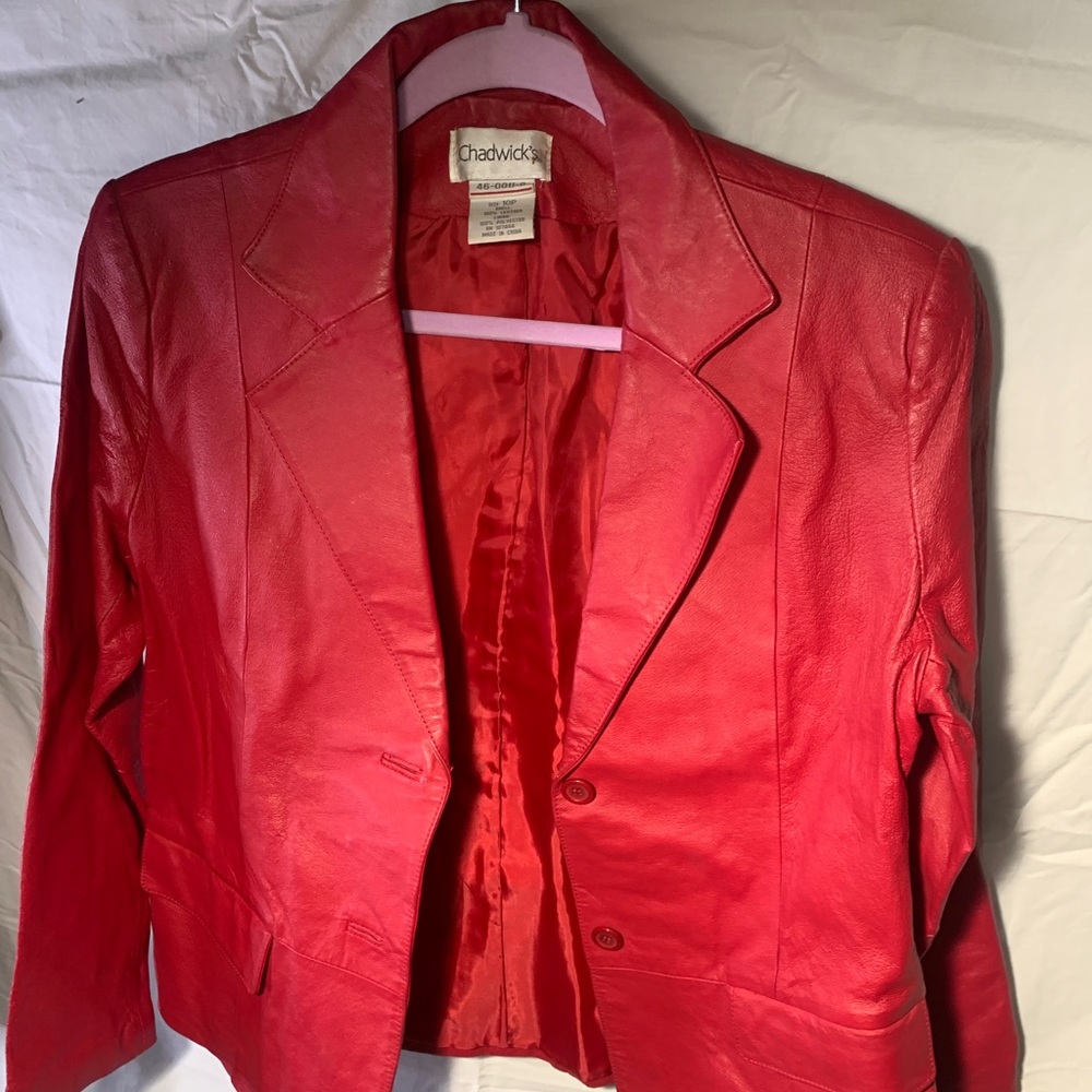 Leather Blazer